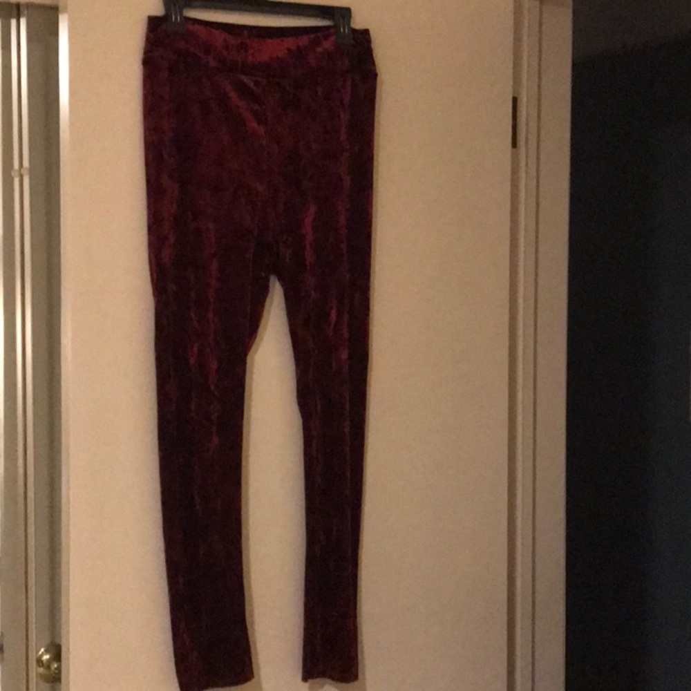 Velvet Leggings NWOT